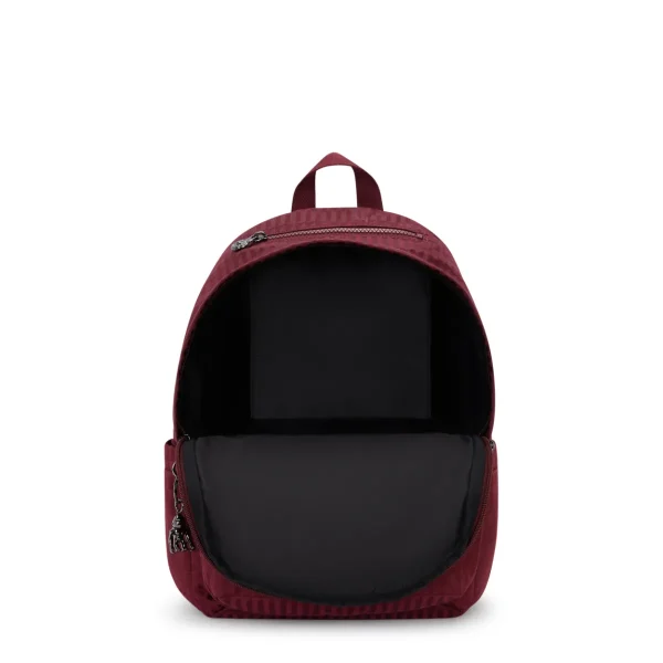 KIPLING - תיק גב בינוני DELIA – KI31499HX – maroon-tile-jacquard – 2