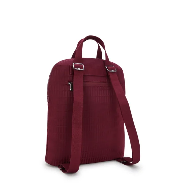 KIPLING - תיק גב למחשב 15" KAZUKI – KI35079HX – maroon-tile-jacquard – 1