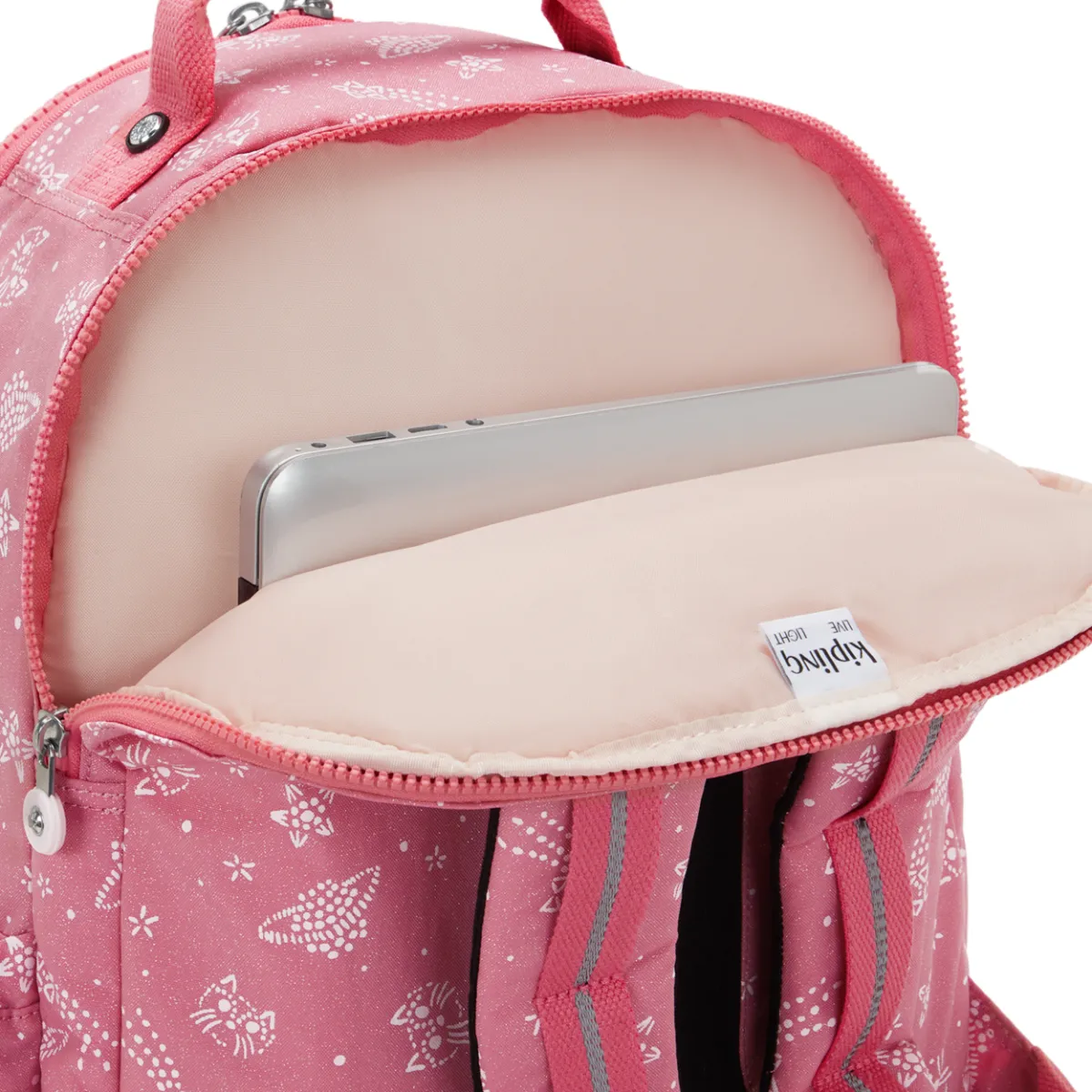 KIPLING - תיק גב למחשב 17" SEOUL COLLEGE EXTRA – KI35145FR – glitter-cats – 5