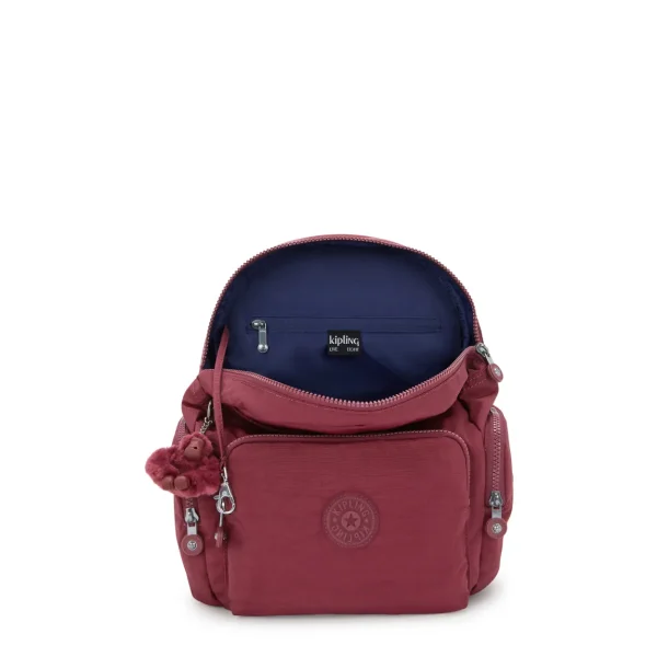 KIPLING - תיק גב קטן CITY ZIP S – KI35235FW – lounge-wine – 2
