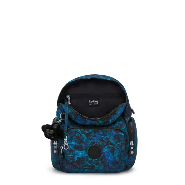 KIPLING - תיק גב קטן CITY ZIP MINI – KI37354LM – blending-blues – 2