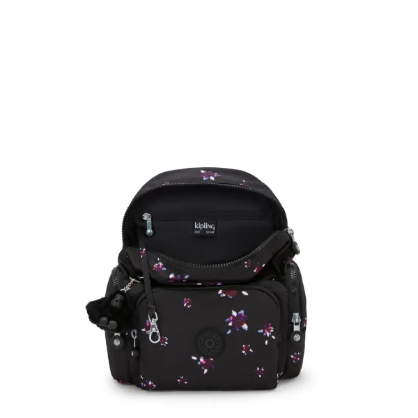 KIPLING - תיק גב קטן CITY ZIP MINI – KI37355FH – night-flower – 2