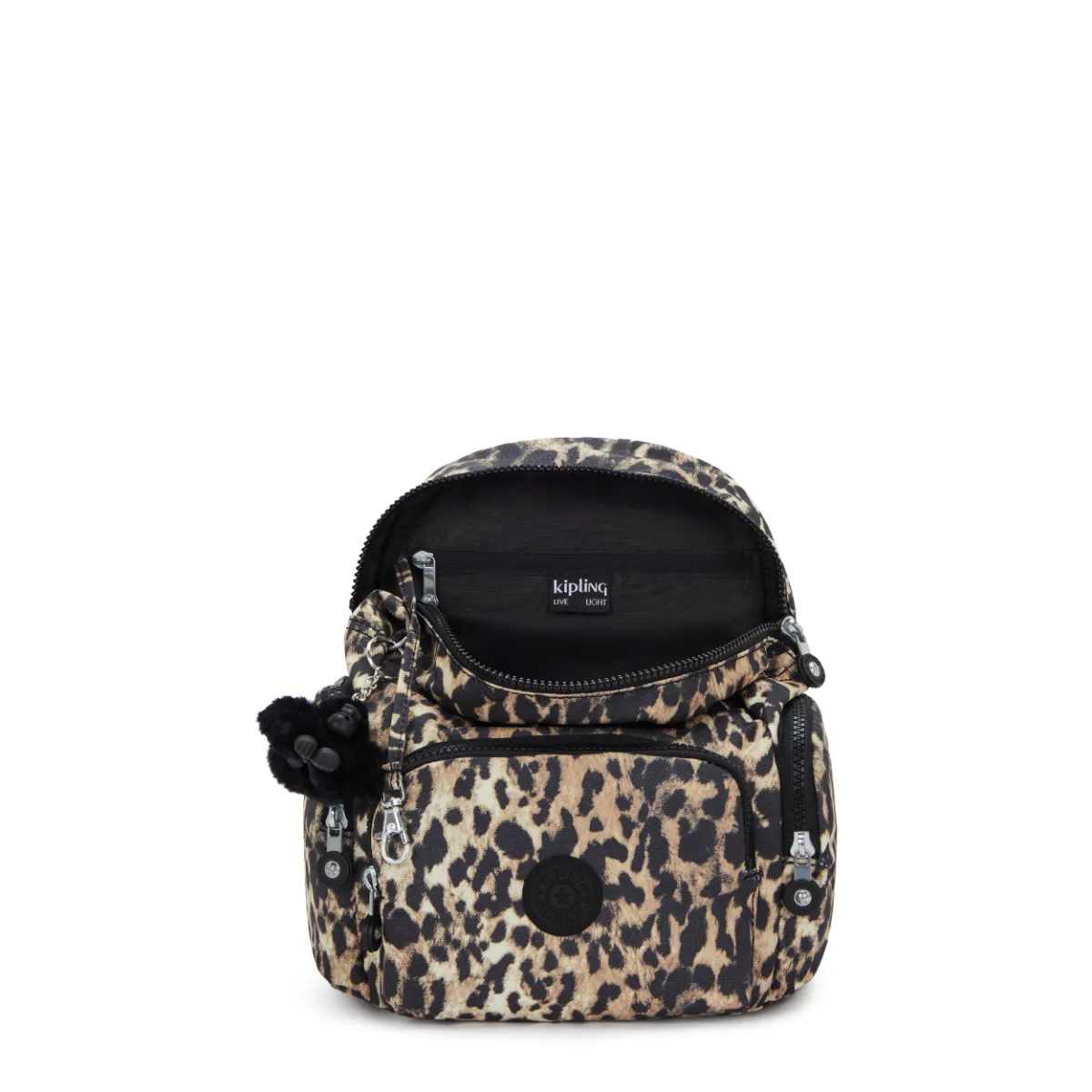 KIPLING - תיק גב קטן CITY ZIP MINI – KI37356JP – wild-leopard – 2