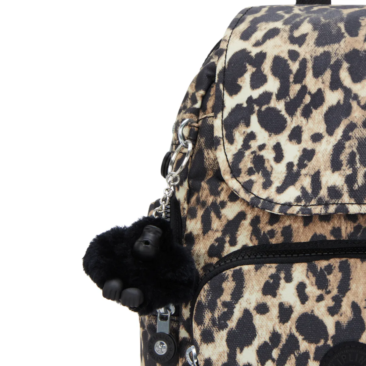 KIPLING - תיק גב קטן CITY ZIP MINI – KI37356JP – wild-leopard – 4