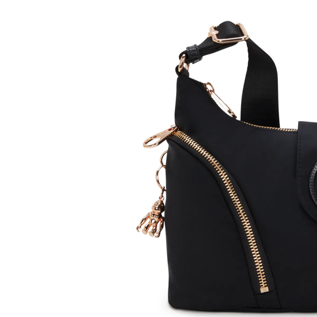 KIPLING - תיק צד בינוני SERA M – KI510762Q – black-rose-spice – 4