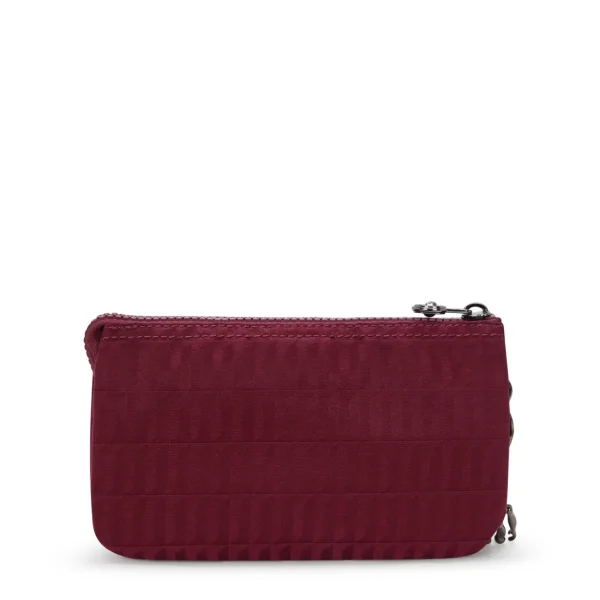 KIPLING - נרתיק גדול CREATIVITY L – KI56889HX – maroon-tile-jacquard – 3