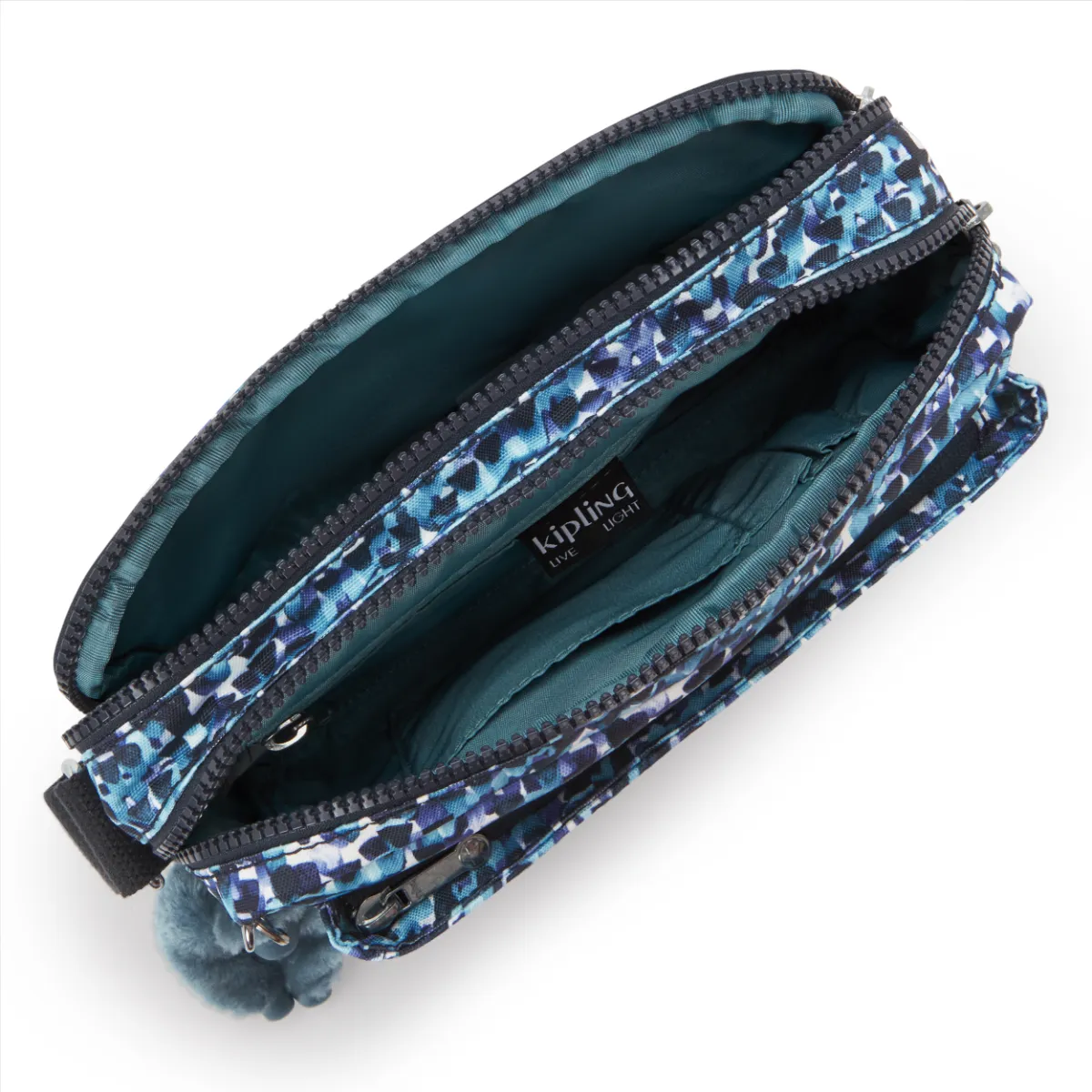 KIPLING - תיק צד בינוני ABANU M – KI62378DF – rainy-feathers – 2