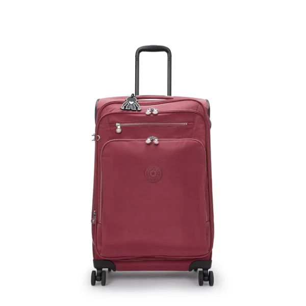 KIPLING - מזוודה בינונית NEW YOURI SPIN M – KI77065FW – lounge-wine – 1
