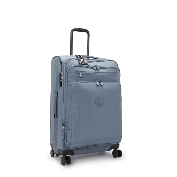 KIPLING - מזוודה בינונית NEW YOURI SPIN M – KI77066FB – blue-stone – 3
