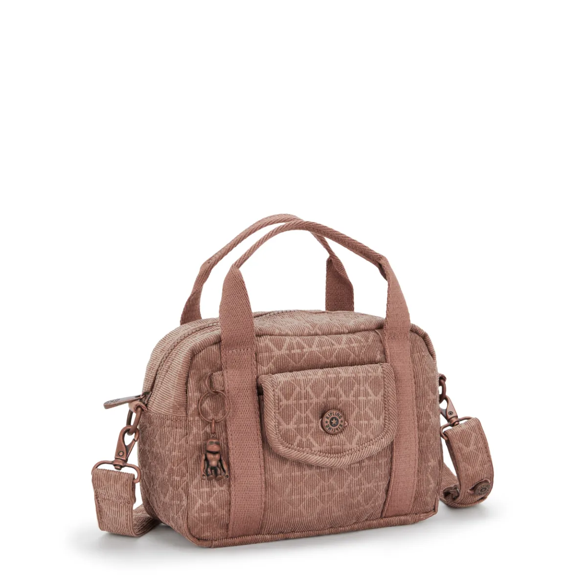 KIPLING - תיק צד קטן KAZIA – KI80963GH – sign-brown-corduroy – 3