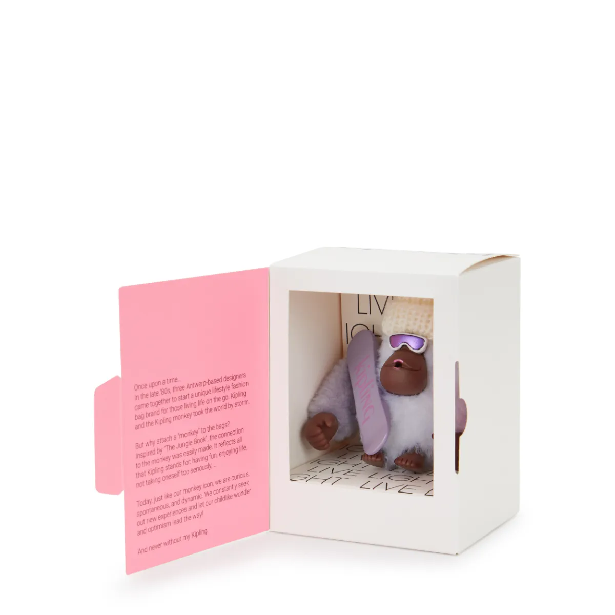 KIPLING - מחזיק מפתחות SKI MONKEY – KI81474NE – ski-white-monkey – 2