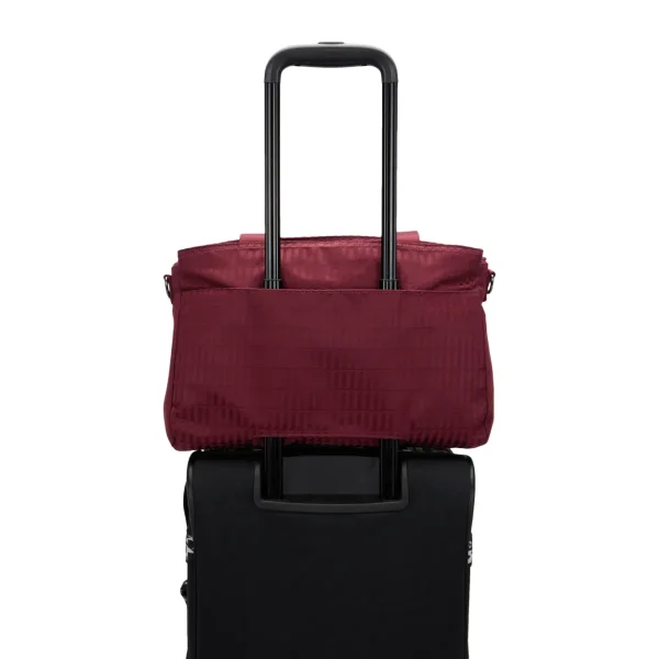 KIPLING - תיק צד גדול למחשב 13" ELYSIA WORK S – KI87959HX – maroon-tile-jacquard – 5