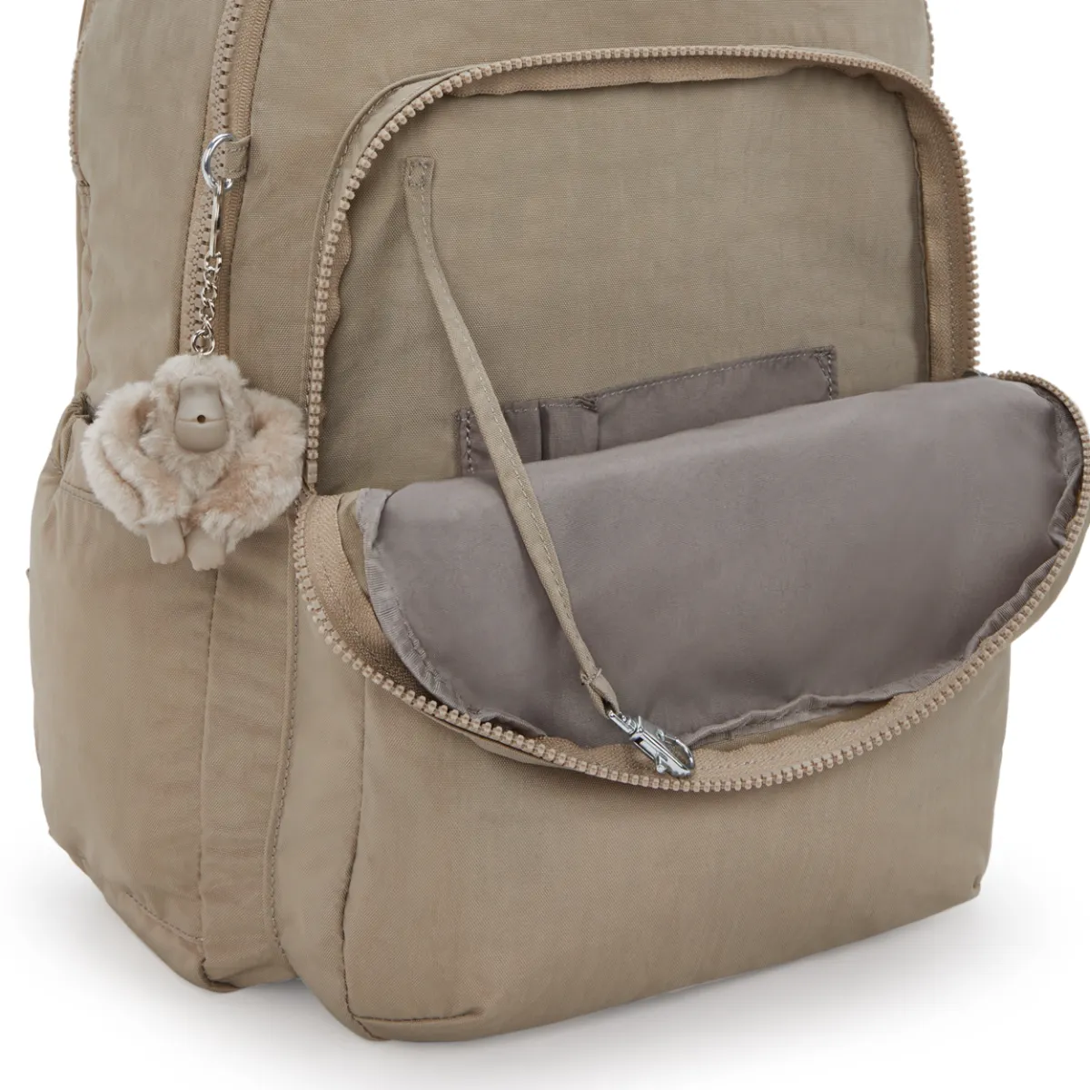 KIPLING - תיק גב גדול למחשב 17" SEOUL LAP – KI29694PW – soft-taupe – 4