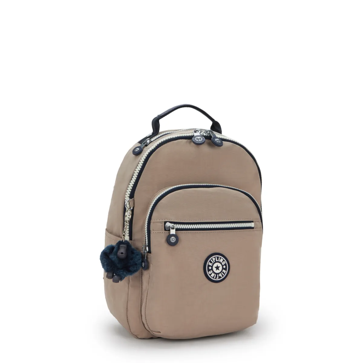 KIPLING - תיק גב קטן למחשב 13" SEOUL S – KI40827ML – soft-taupe-combo – 3