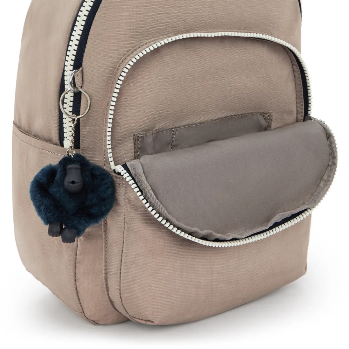 KIPLING - תיק גב קטן למחשב 13" SEOUL S – KI40827ML – soft-taupe-combo – 4