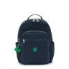 KIPLING - תיק גב גדול למחשב 15" SEOUL – KI5140CD7 – blue-green-block – 1