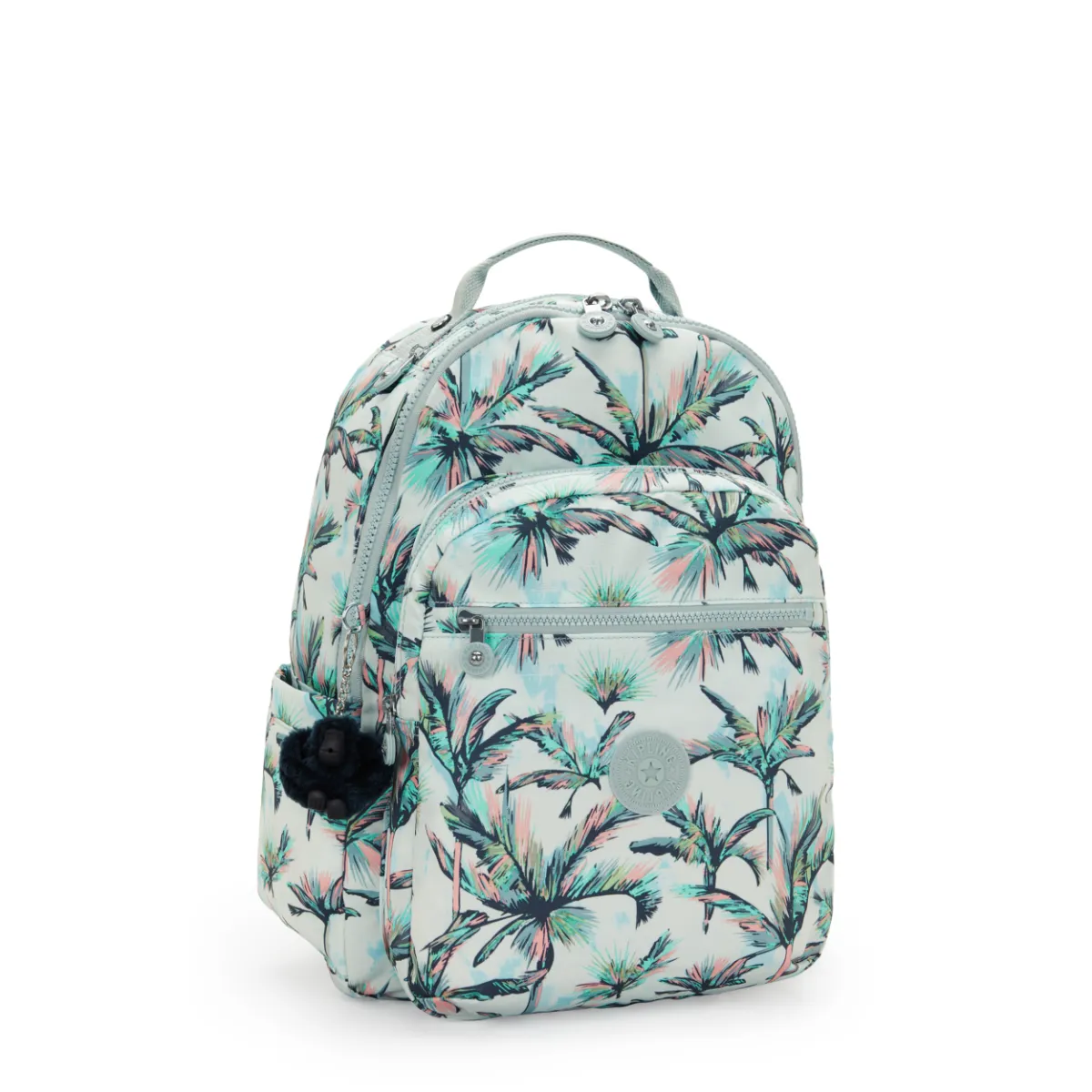 KIPLING - תיק גב גדול למחשב 15" SEOUL – KI62698DJ – more-palm-trees – 3