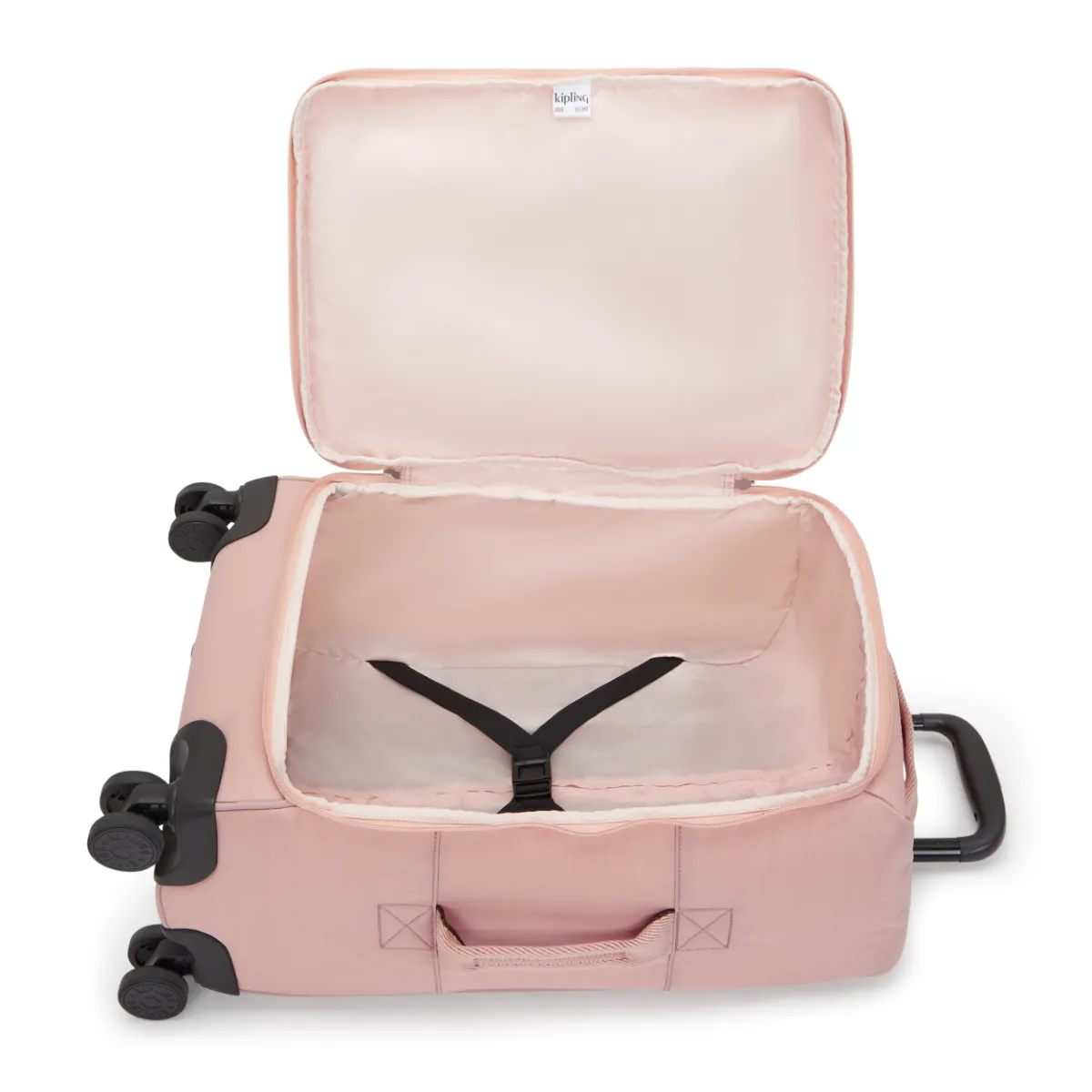 KIPLING - מזוודה קטנה מבד לעליה למטוס DARCEY UP S – KI86700PN – memory-pink – 2