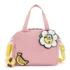 KIPLING - תיק אוכל גדול MIYO – KI89241MI – pink-daisy – 1