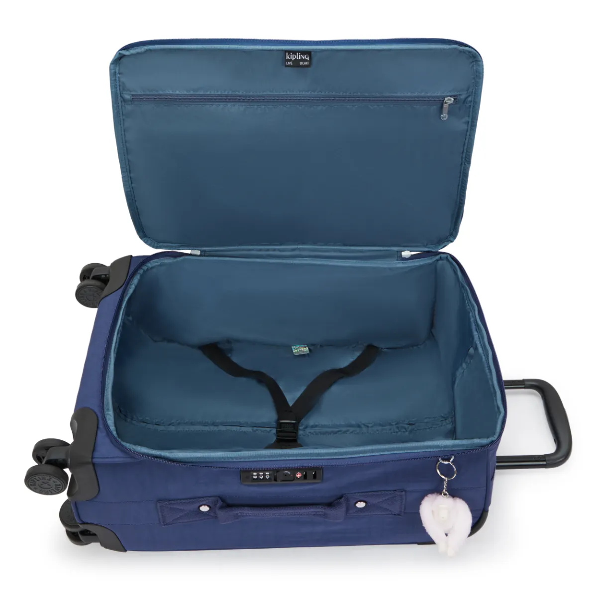KIPLING - מזוודה קטנה מבד לעליה למטוס JET S – KI98723RA – casual-blue-combo – 2