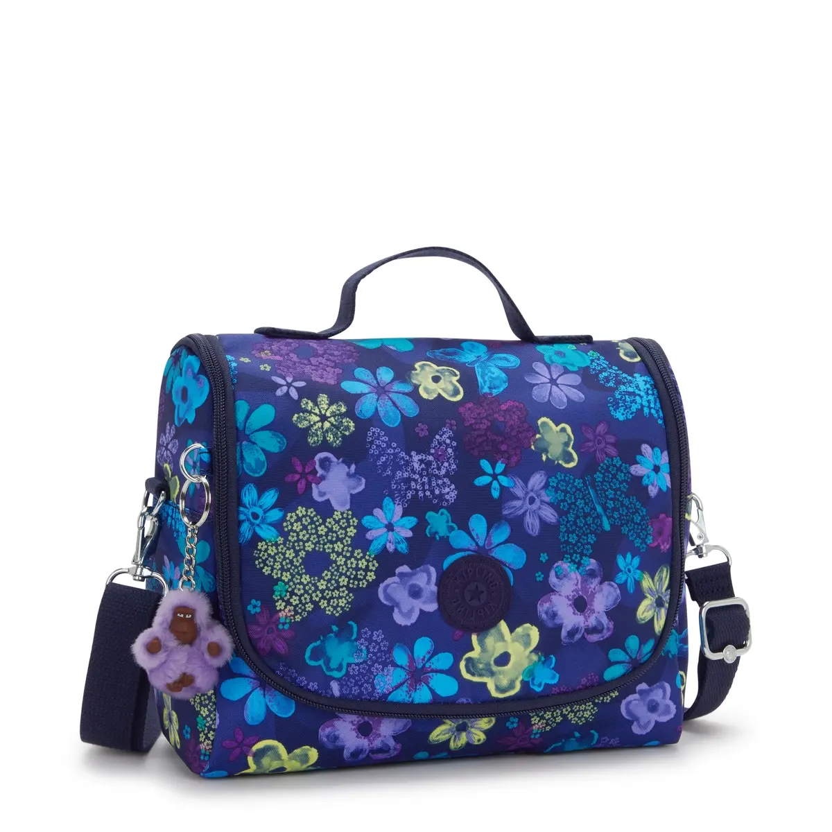 KIPLING - תיק אוכל גדול NEW KICHIROU – KI57494FM – dark-flower-stamp – 3