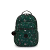 KIPLING - תיק גב גדול למחשב 17" SEOUL LAP – KI58162KT – soccer-print – 1