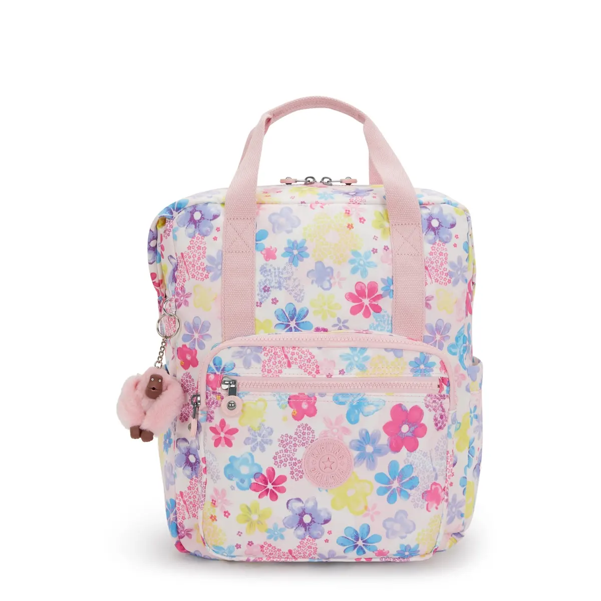 KIPLING - תיק גב בינוני למחשב 15" BUDDY – KI86928EM – flower-stamp – 1