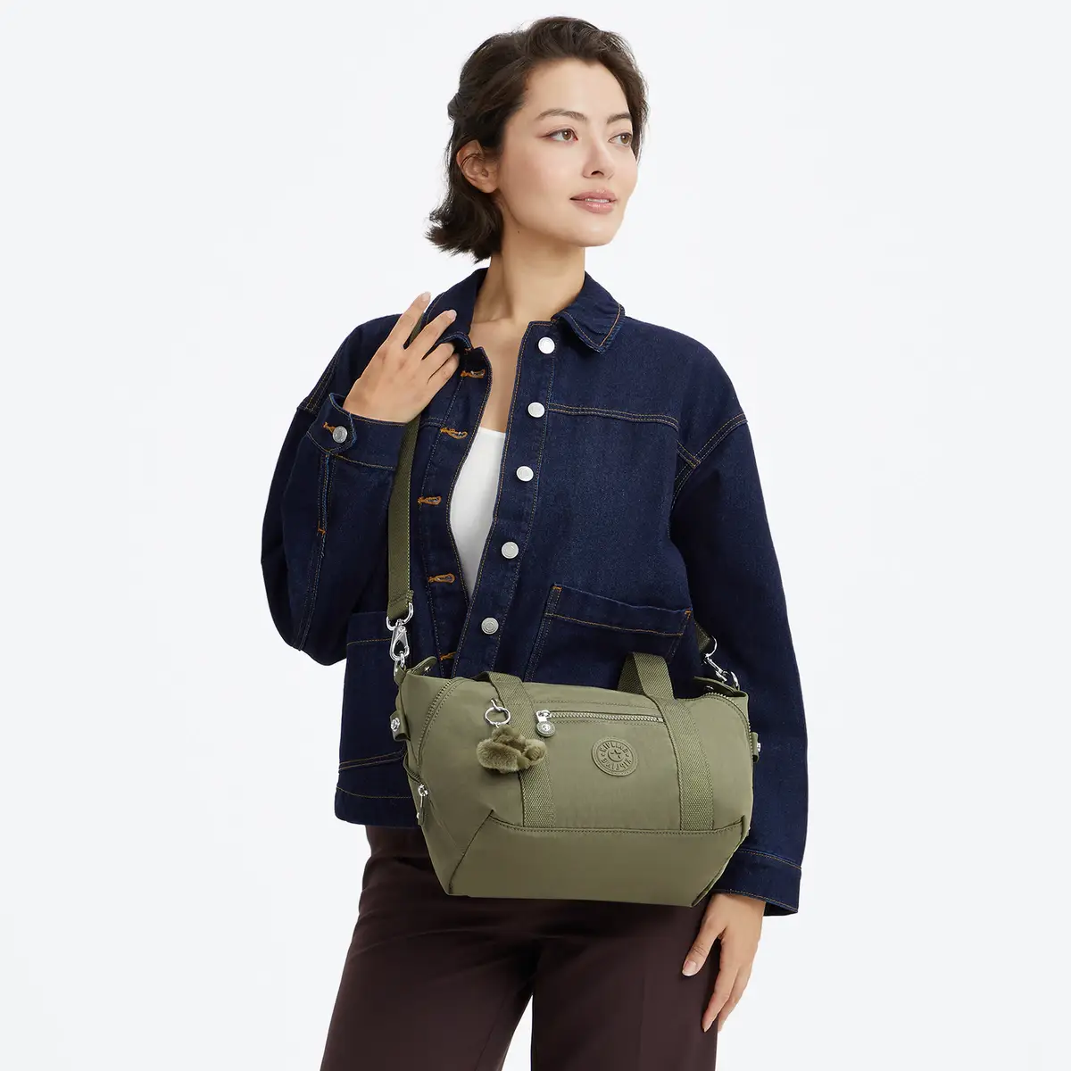 KIPLING - תיק צד קטן ART MINI – K01327RW4 – almost-sage – 7
