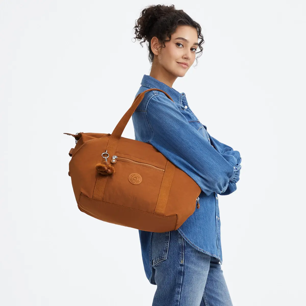 KIPLING - תיק צד בינוני ART – K10619TX5 – stylish-mokka – 6