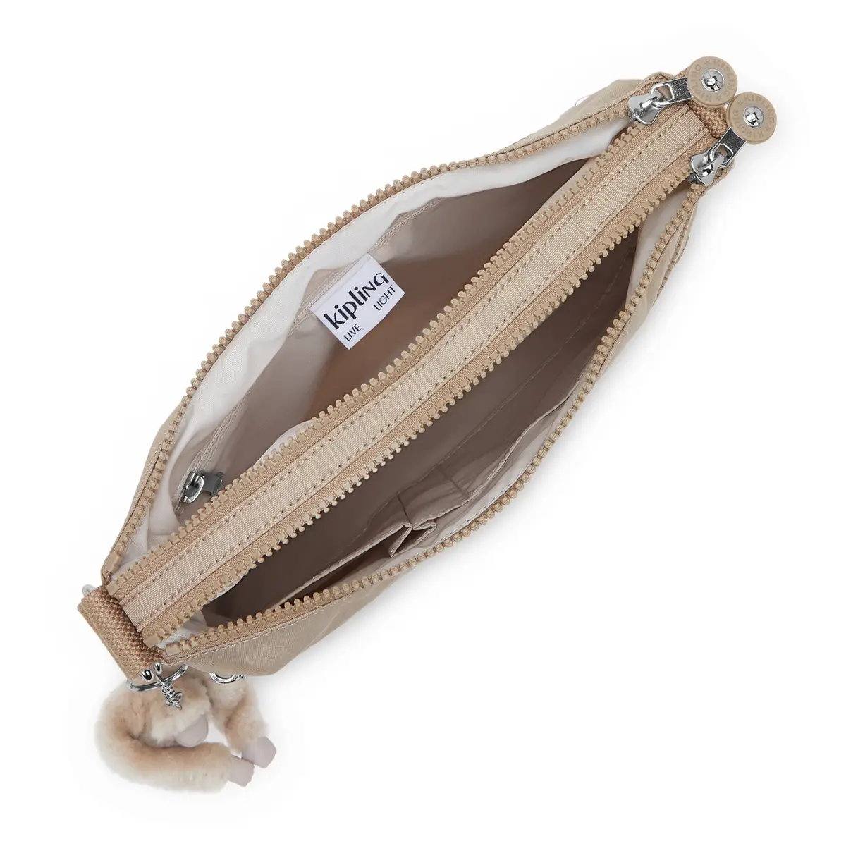 KIPLING - תיק צד בינוני ALVAR – K13335J00 – tan-beige – 2