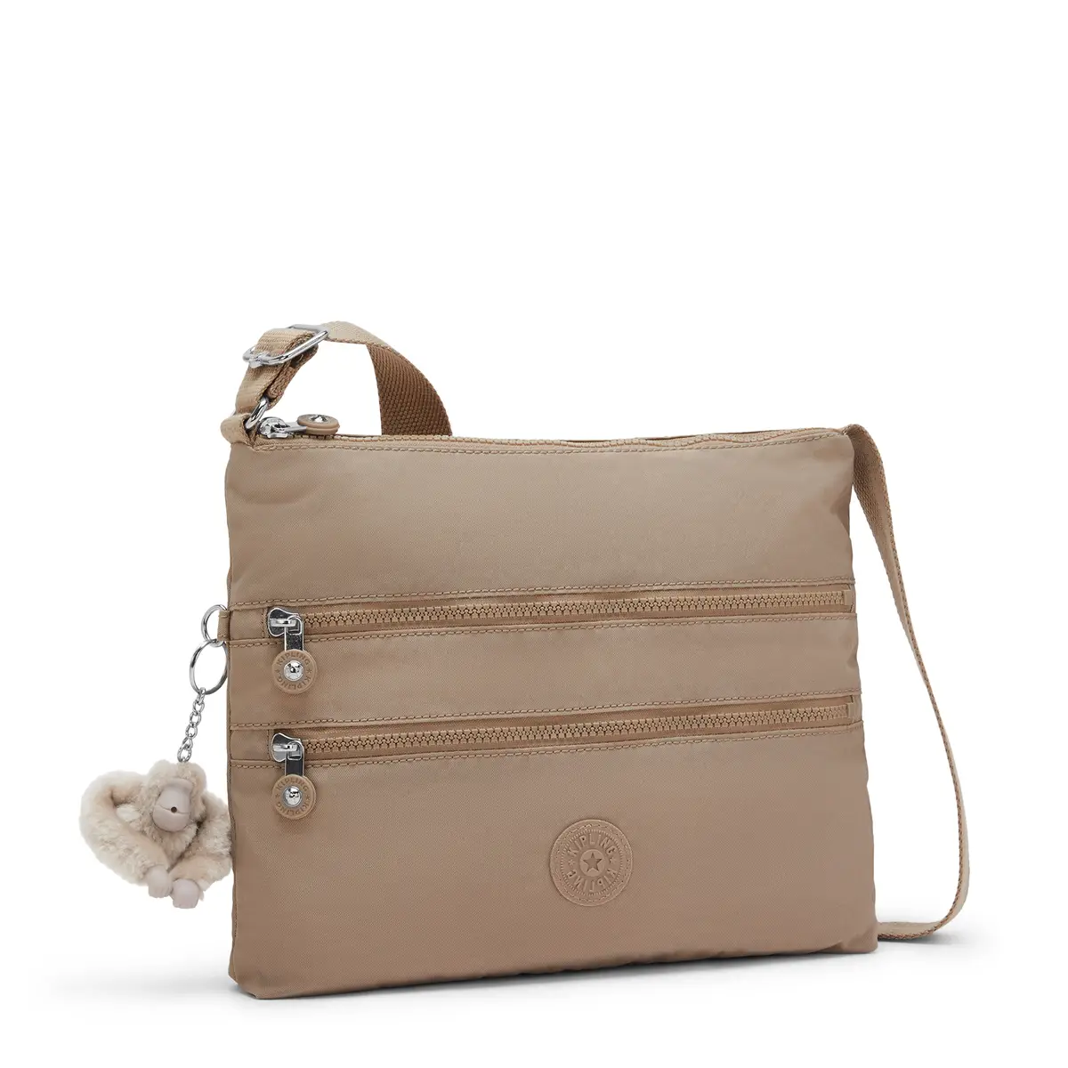 KIPLING - תיק צד בינוני ALVAR – K13335J00 – tan-beige – 3