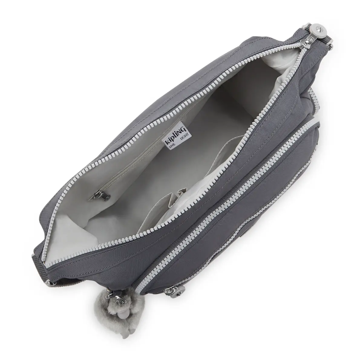 KIPLING - תיק צד גדול GABBIE – K15255HV6 – moonlit-grey – 2