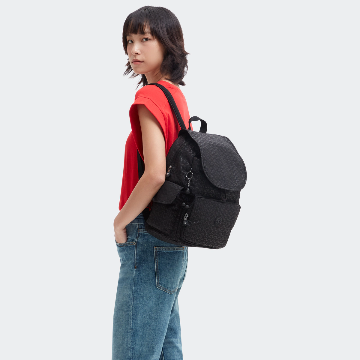 KIPLING - תיק גב בינוני CITY PACK – K24681K59 – signature-emb – 6