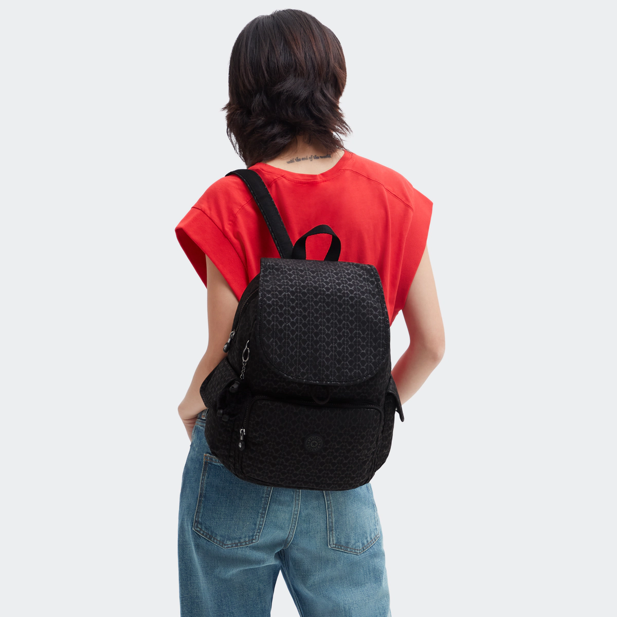 KIPLING - תיק גב בינוני CITY PACK – K24681K59 – signature-emb – 7