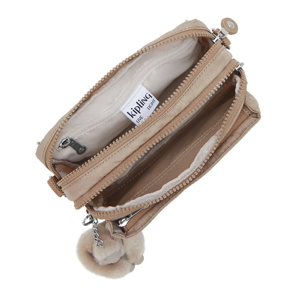KIPLING - פאוץ' / תיק צד קטן ABANU MULTI – KI3795J00 – tan-beige – 2