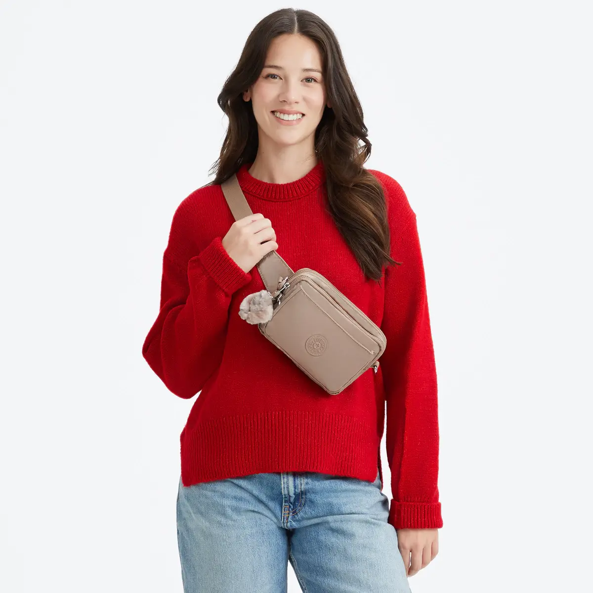 KIPLING - פאוץ' / תיק צד קטן ABANU MULTI – KI3795J00 – tan-beige – 7