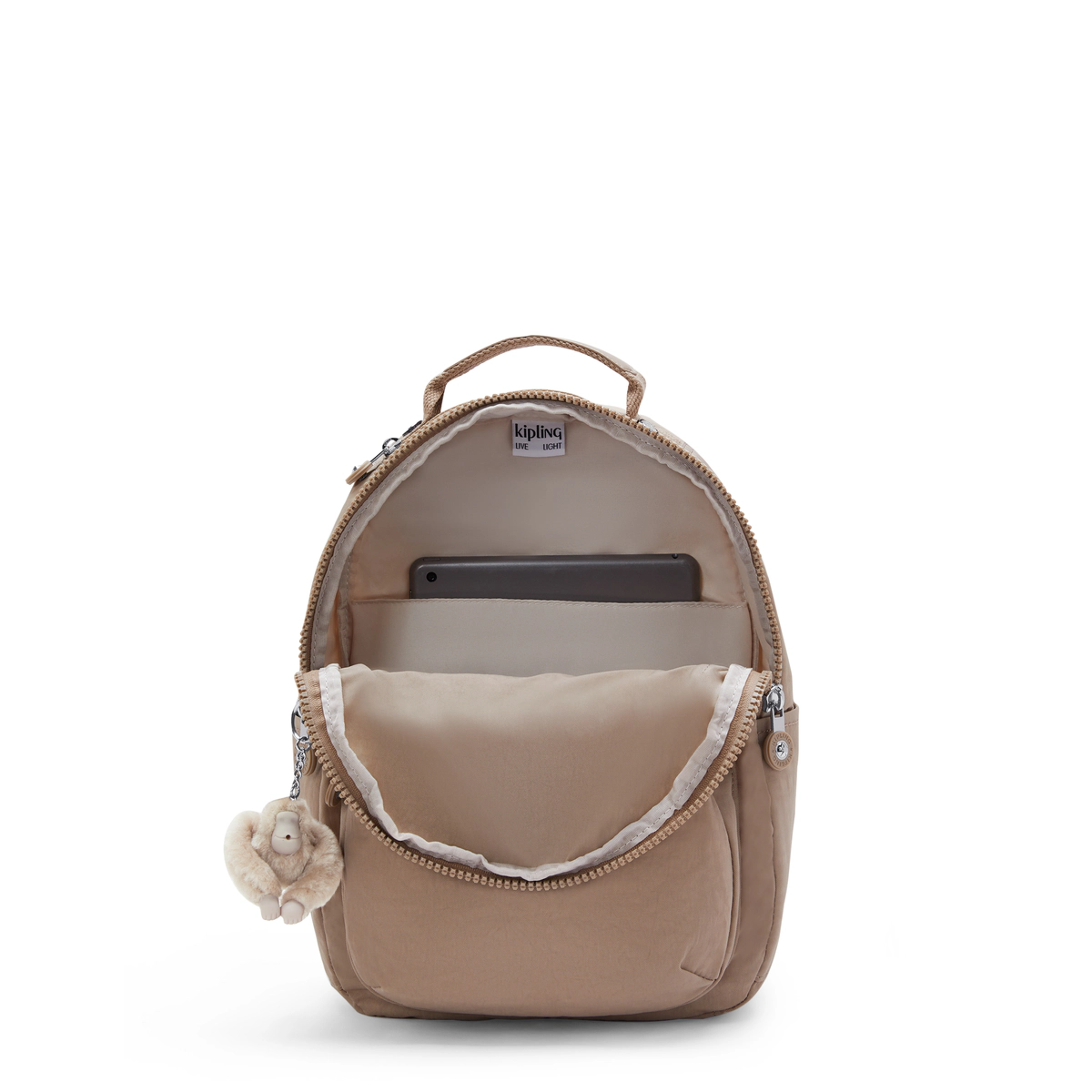 KIPLING - תיק גב למחשב 13" SEOUL S – KI4082J00 – tan-beige – 2