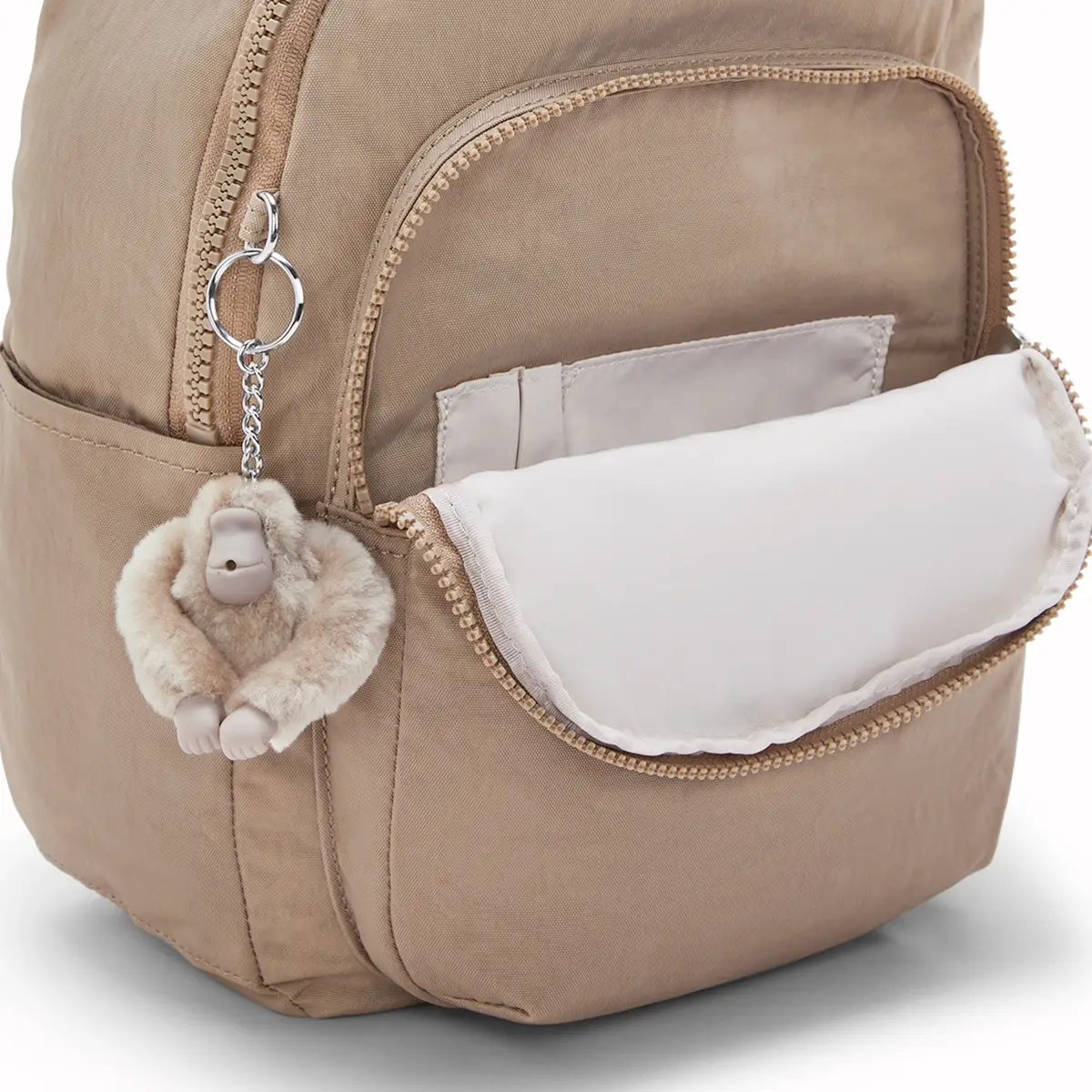 KIPLING - תיק גב למחשב 13" SEOUL S – KI4082J00 – tan-beige – 4