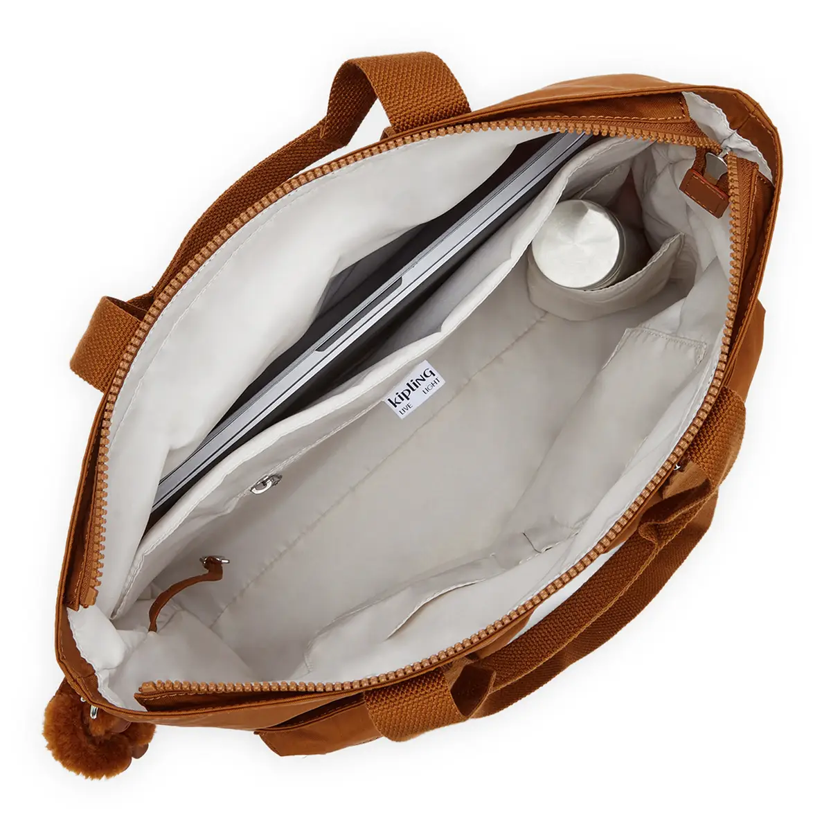 KIPLING - תיק צד גדול למחשב 15" INDIA – KI4609TX5 – stylish-mokka – 2