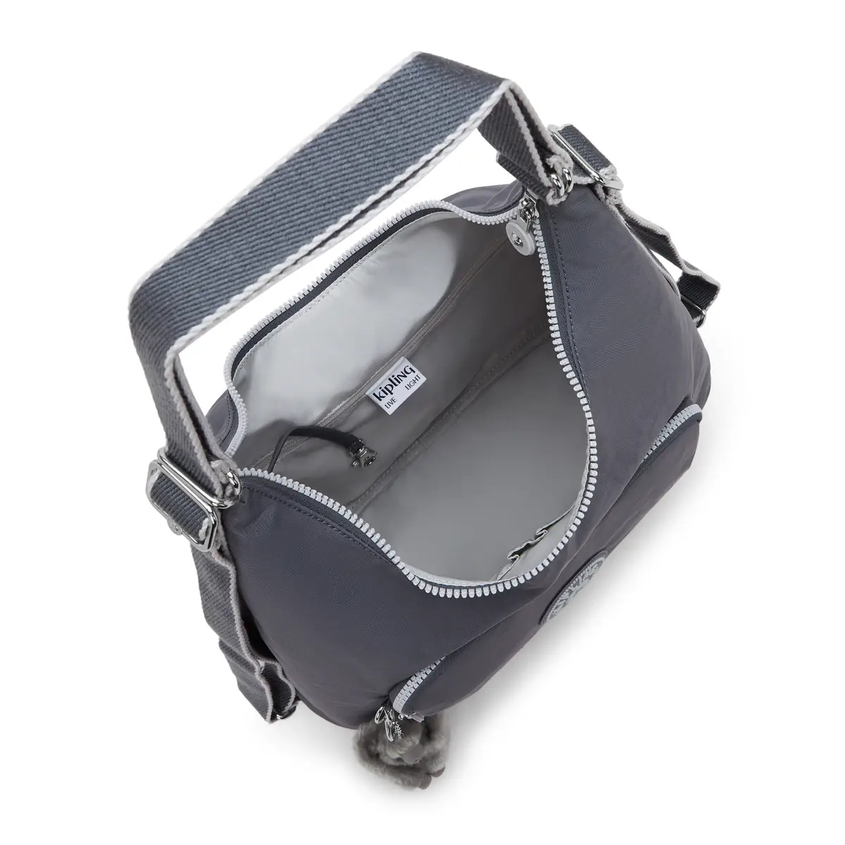 KIPLING - תיק צד / גב בינוני YENNA – KI6721HV6 – moonlit-grey – 2