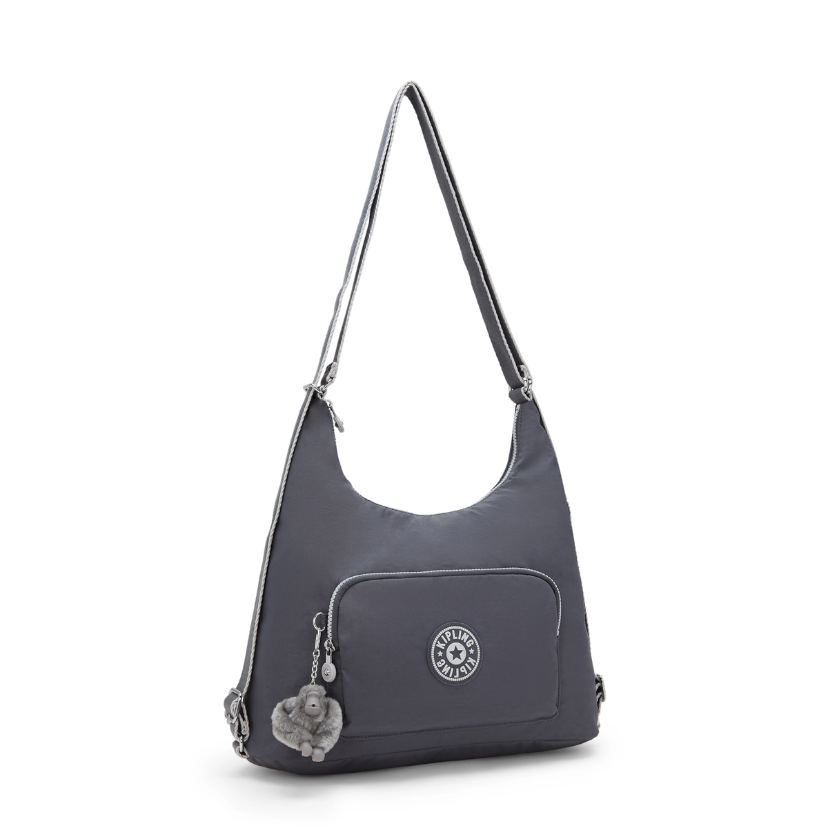 KIPLING - תיק צד / גב בינוני YENNA – KI6721HV6 – moonlit-grey – 3