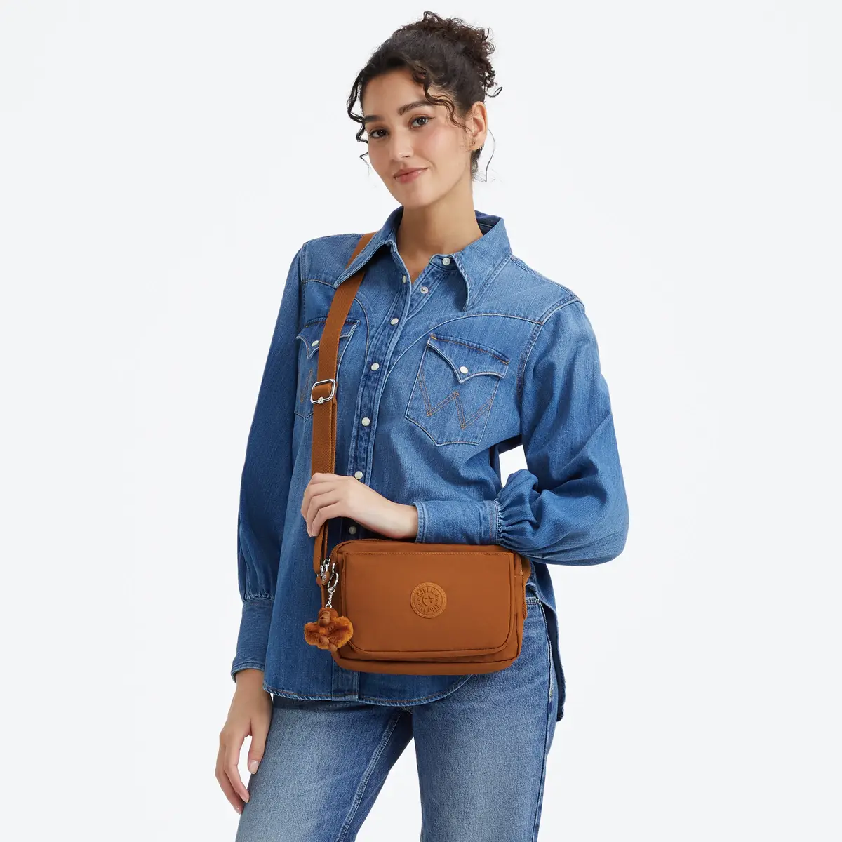 KIPLING - תיק צד בינוני ABANU M – KI7076TX5 – stylish-mokka – 4