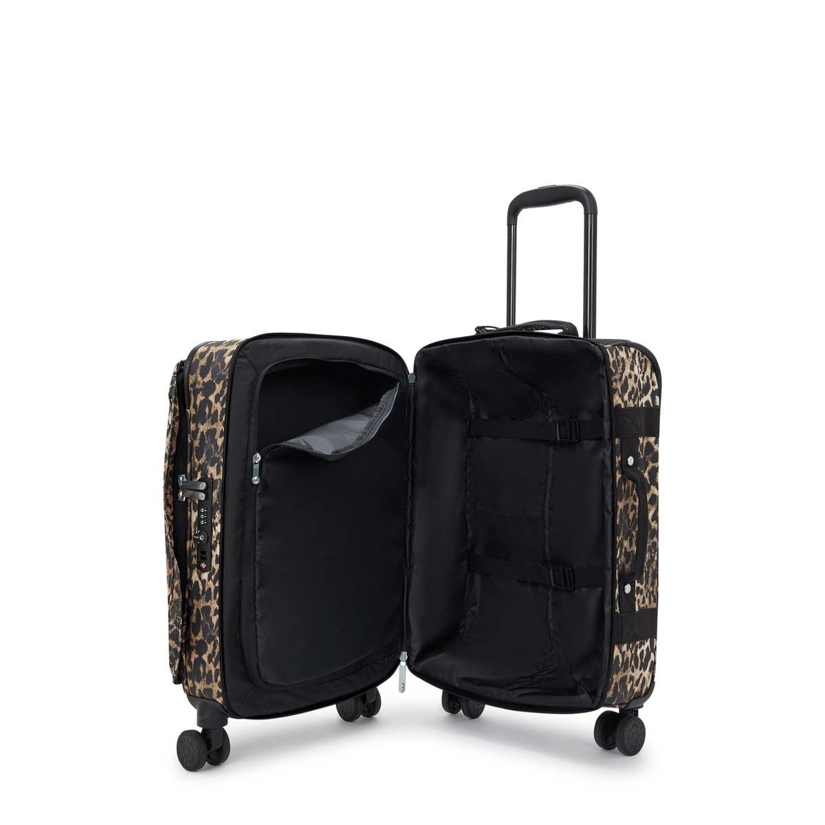 KIPLING - מזוודה קטנה מבד לעליה למטוס SPONTANEOUS S – KI72116JP – wild-leopard – 2