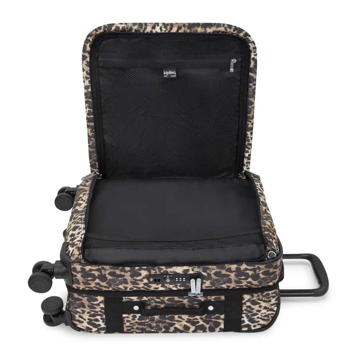 KIPLING - מזוודה קטנה מבד לעליה למטוס SPONTANEOUS S – KI72116JP – wild-leopard – 6