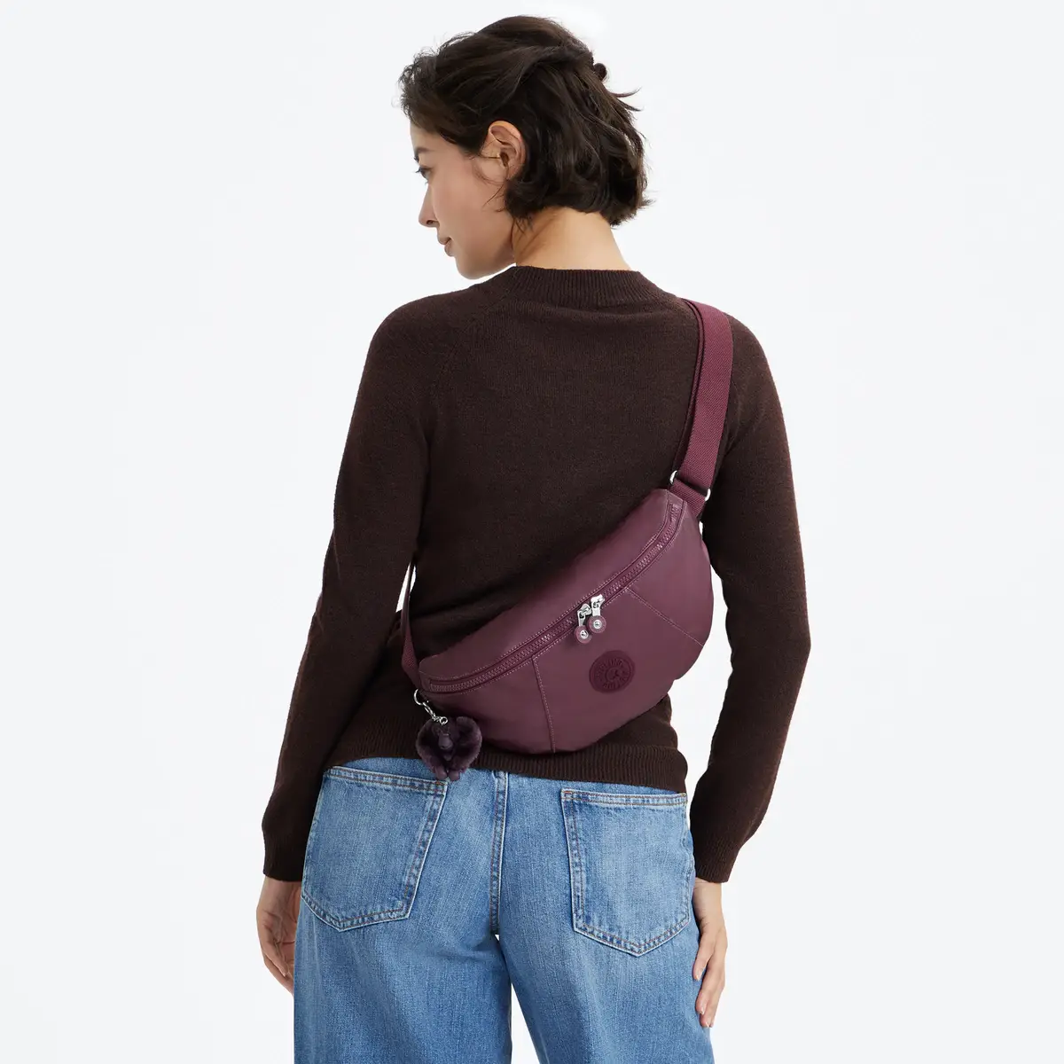 KIPLING - פאוץ׳ בינוני MACI – KI8446NV4 – grape-wine-met – 4