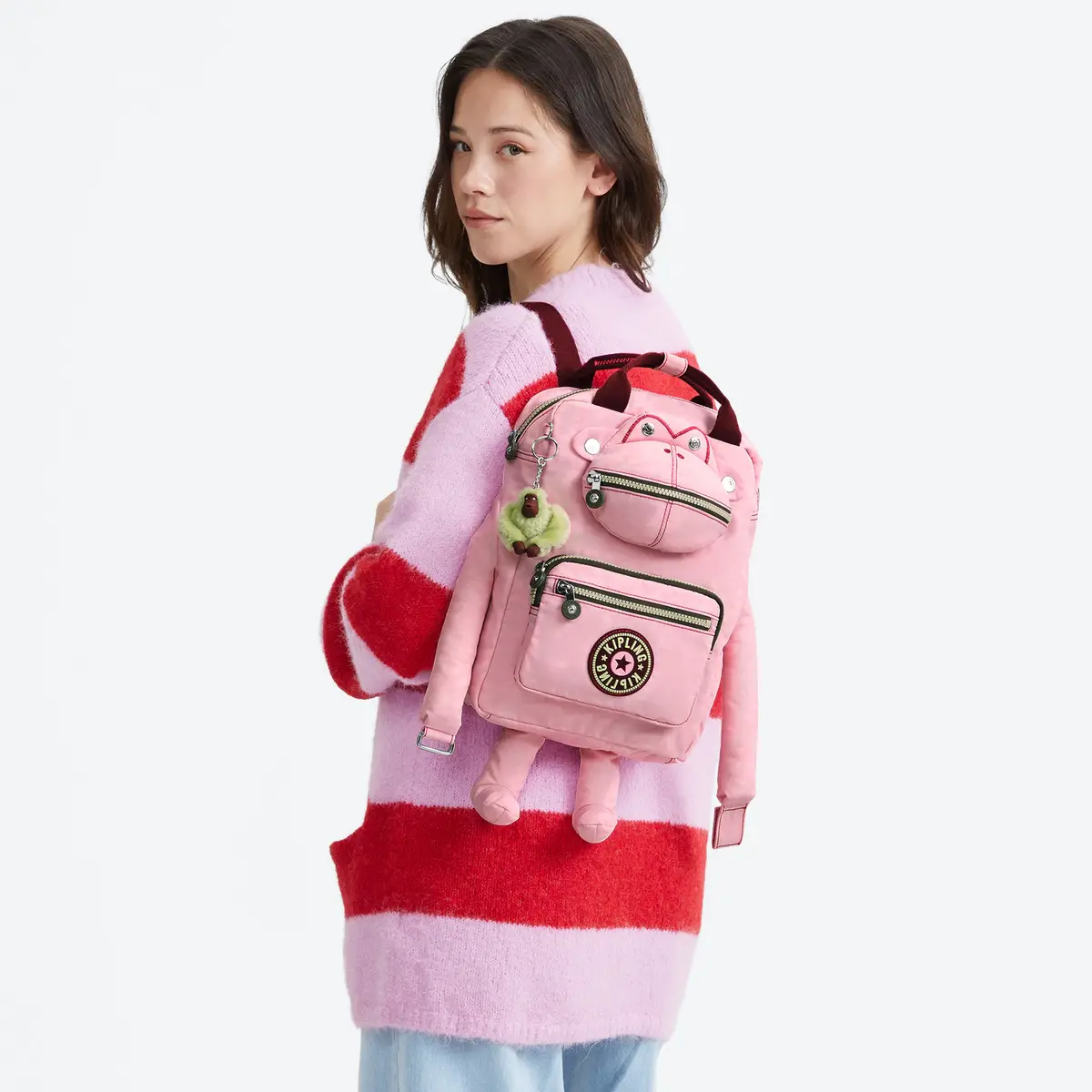 KIPLING - תיק גב בינוני JANE ENERGY – KI86085HD – energy-pink – 5