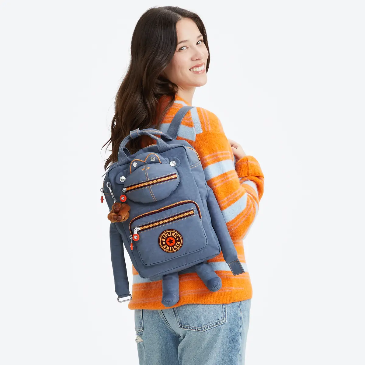 KIPLING - תיק גב בינוני JANE ENERGY – KI8608T5F – energy-blue – 8