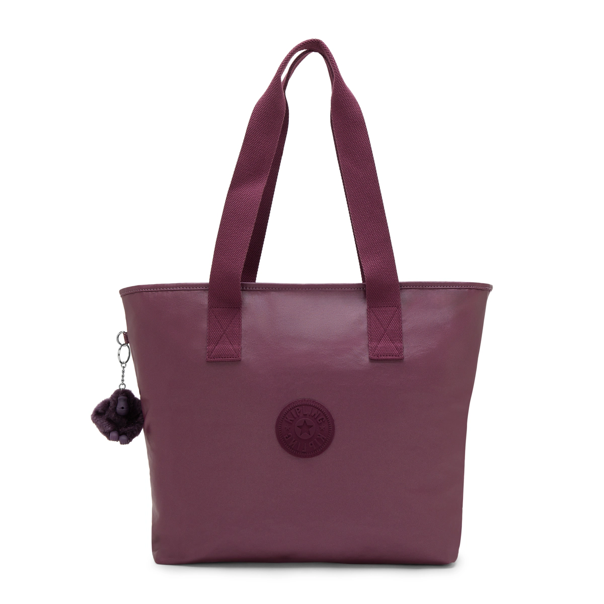 KIPLING - תיק נשיאה בינוני עם נרתיק נשלף ANINA – KI8939NV4 – grape-wine-met – 1