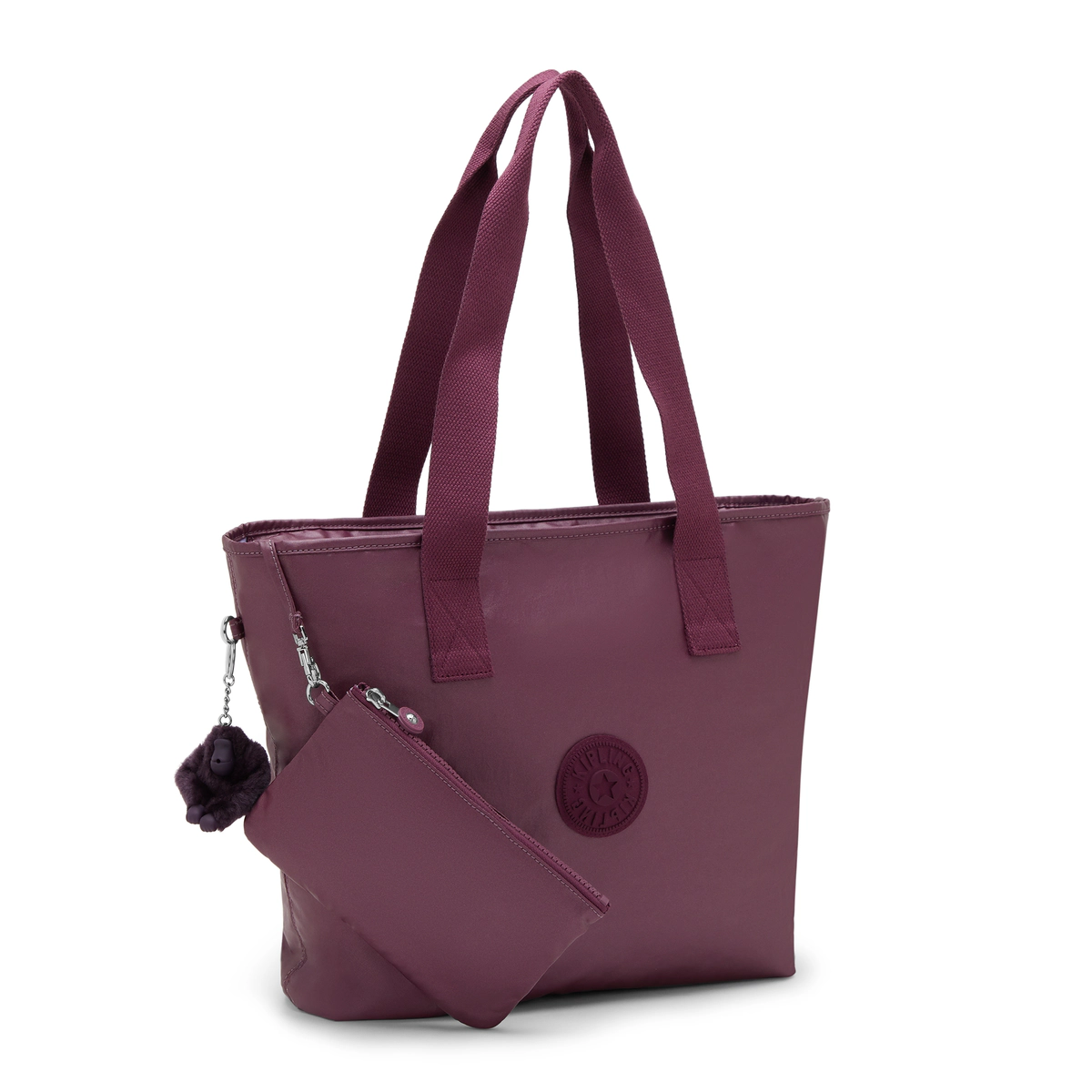KIPLING - תיק נשיאה בינוני עם נרתיק נשלף ANINA – KI8939NV4 – grape-wine-met – 3