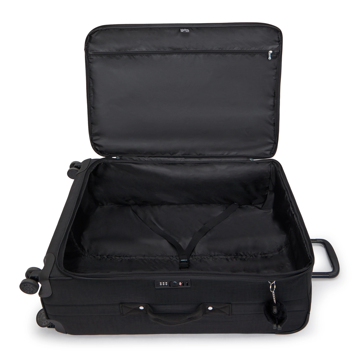 KIPLING - מזוודה גדולה מבד JET L – KI9556P39 – black-noir – 2